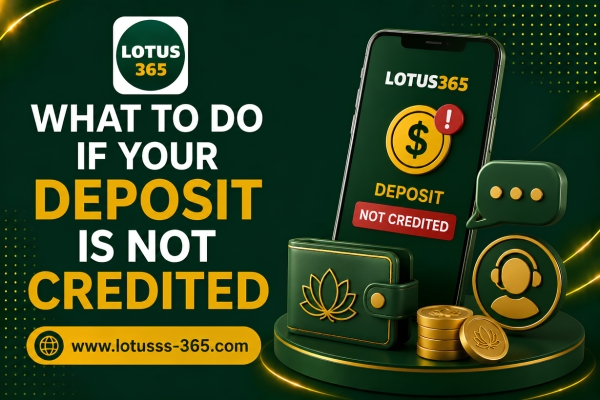 Lotus365 Deposit Not Working