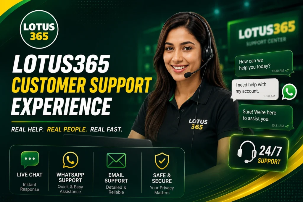 Lotus365-Customer Support Experience