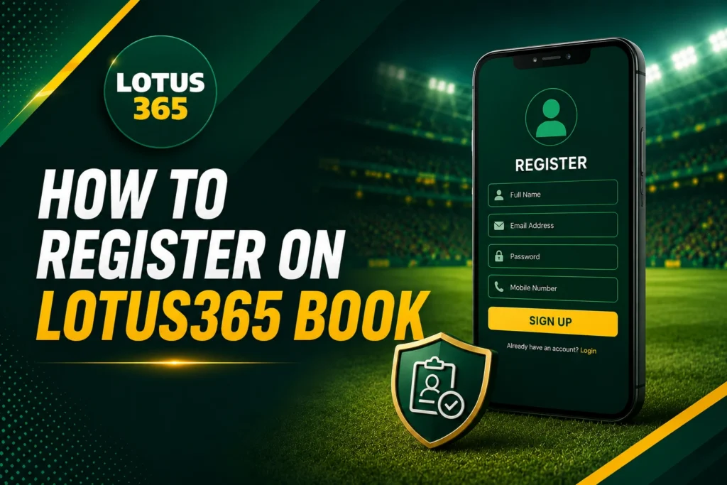 How to Register on Lotus365 Book