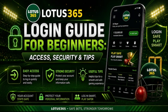 Read more about the article Lotus365 Login Guide for Beginners: Access, Security & Tips