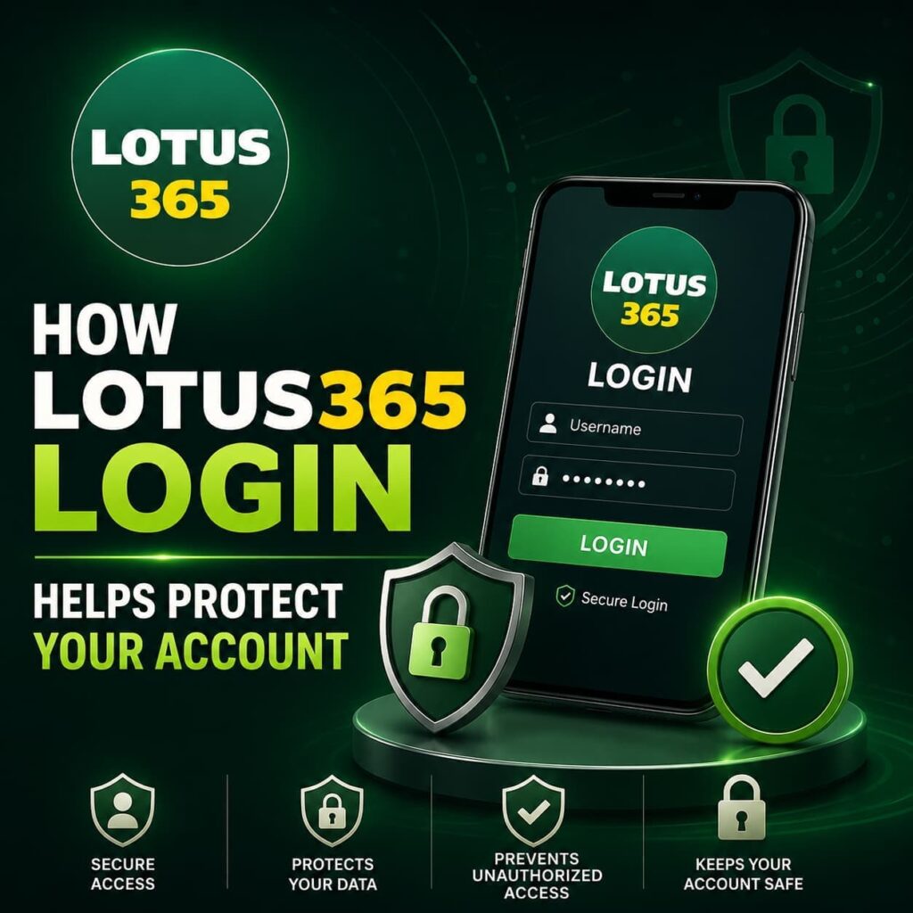 How Lotus365 Login Helps Protect Your Account