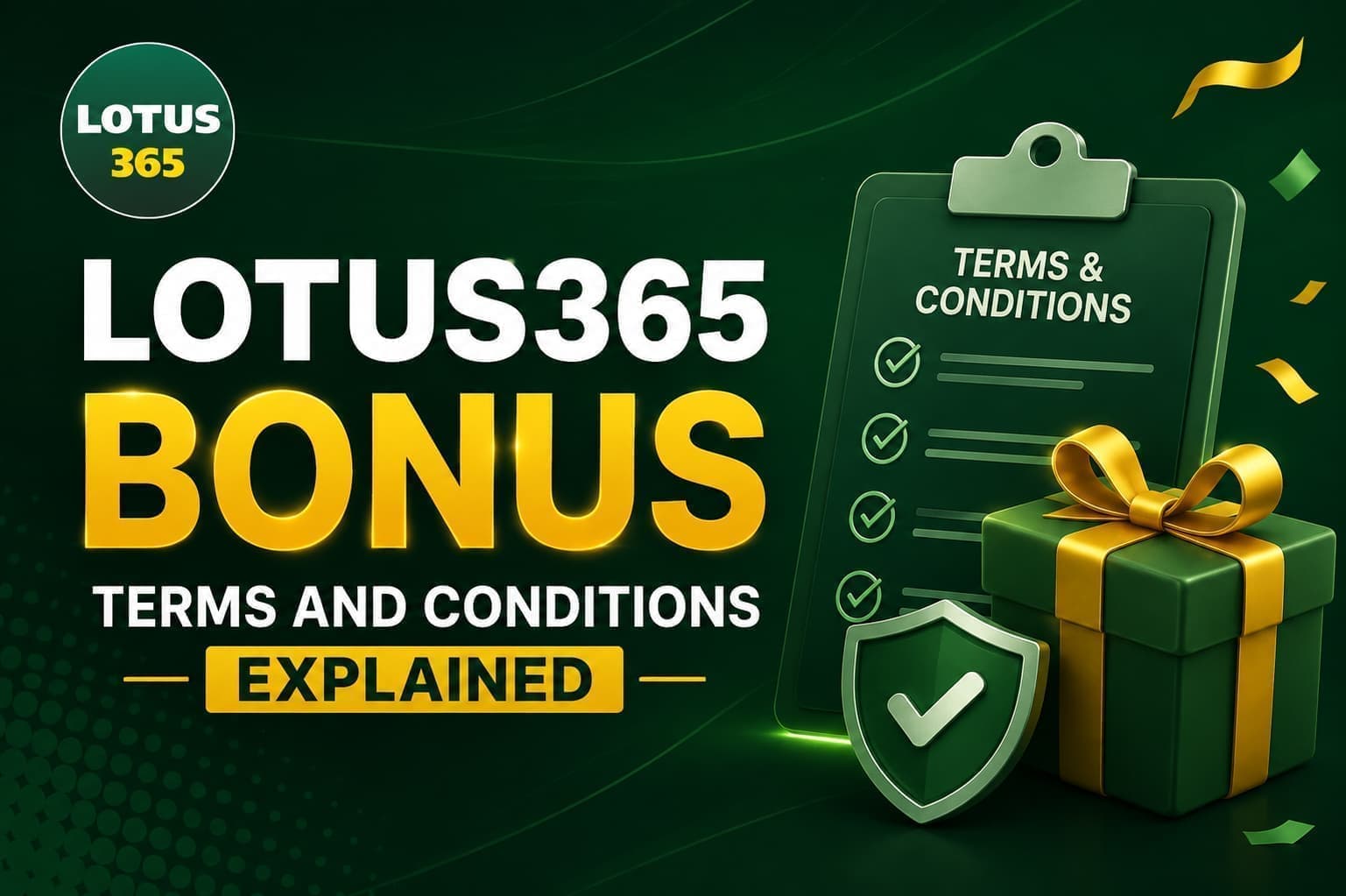 Read more about the article Lotus365 Bonus Terms and Conditions Explained