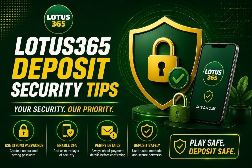 Lotus365 Deposit Security Tips