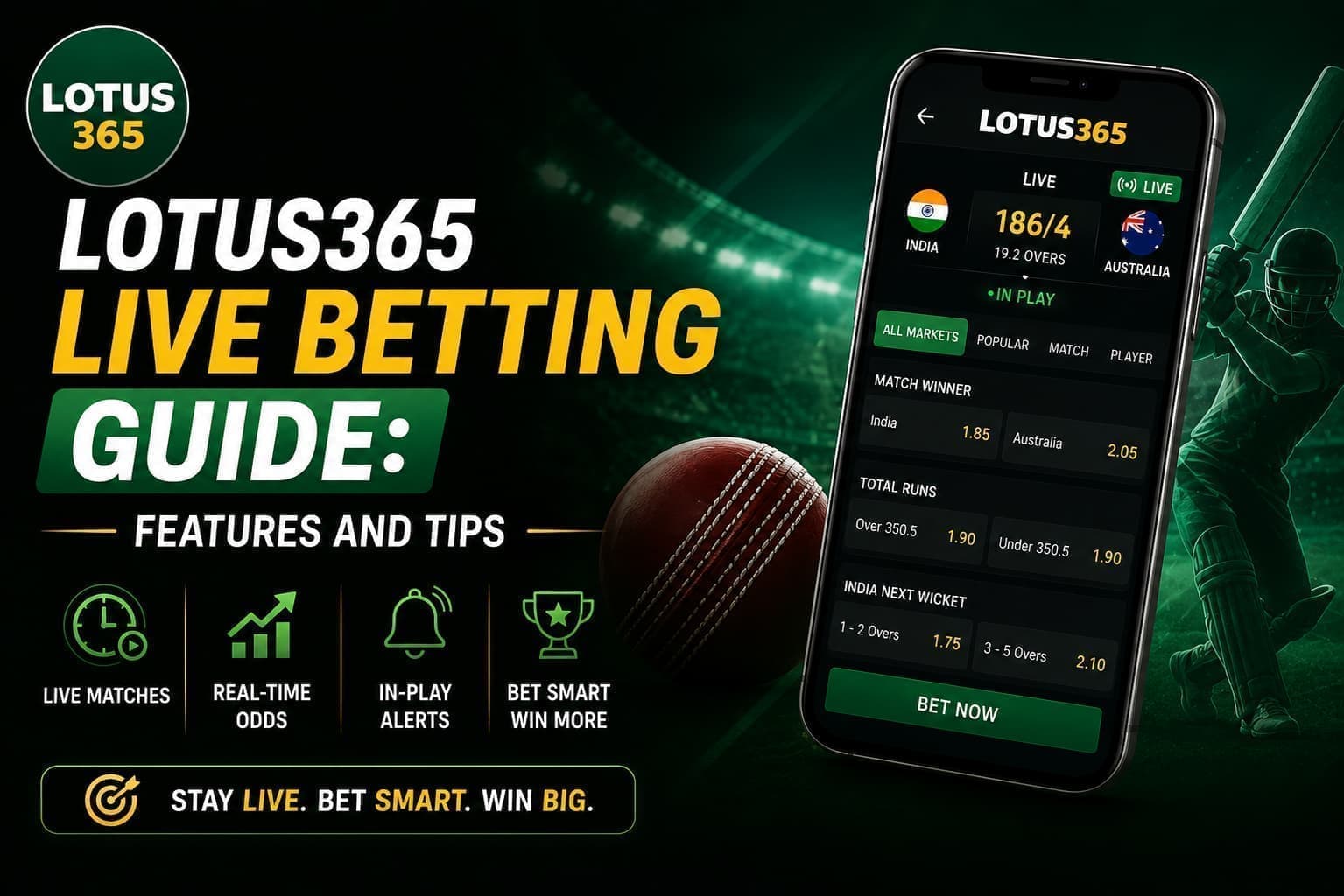 Lotus365 Live Betting Guide Features and Tips