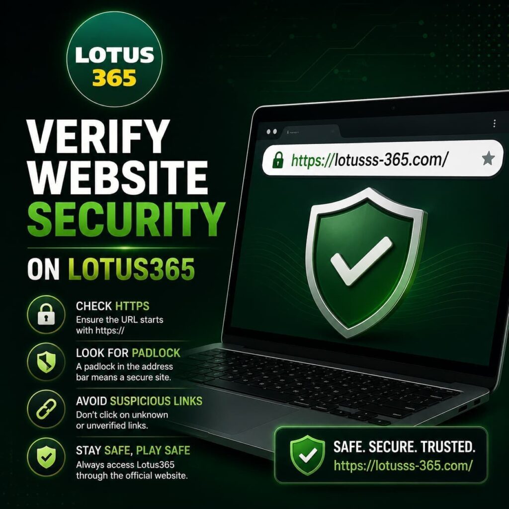 Verify Website Security on Lotus365